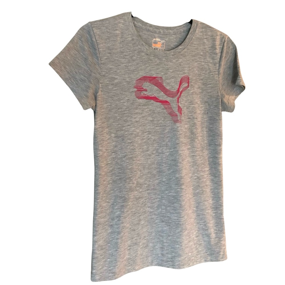 Puma Women’s Size M Gray Short Sleeve Tee